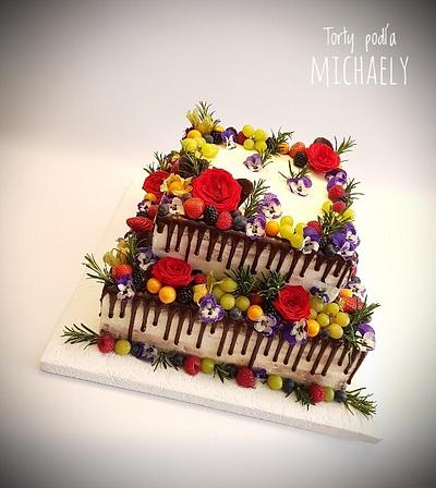 The drip cake - Cake by Michaela Hybska
