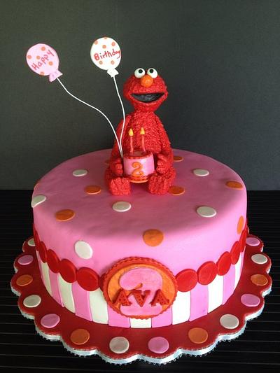 Elmo Birthday cake for Ava - Cake by The Vagabond Baker