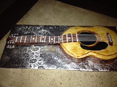Guitar Cake - Cake by beth78148