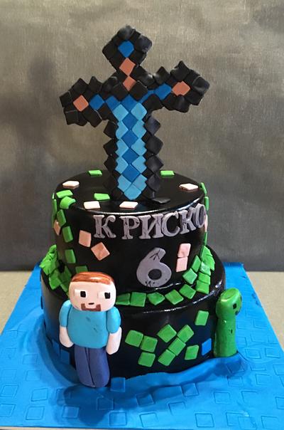 Minecraft cake  - Cake by Doroty