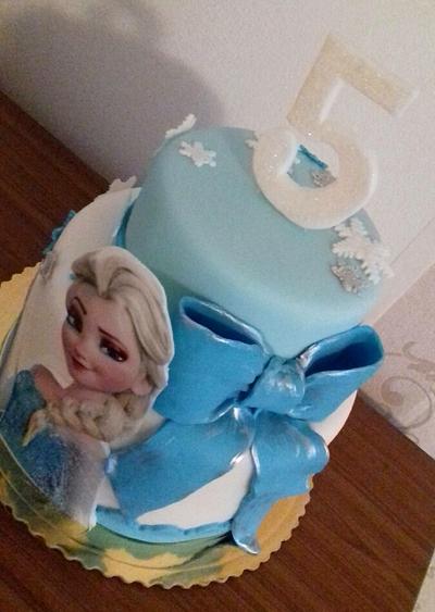Frozen  - Cake by Ellyys