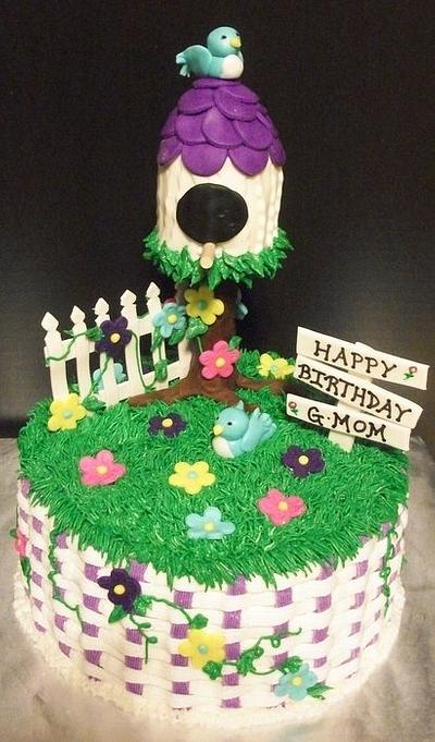 Garden Cake - Cake by Tracy's Custom Cakery LLC