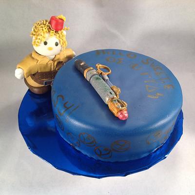 Doctor Who-Hello Kitty mash up cake  - Cake by Julie