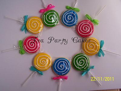 Lollipop Cookies - Cake by Tea Party Cakes