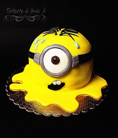 Minion cake - Cake by Gina Assini