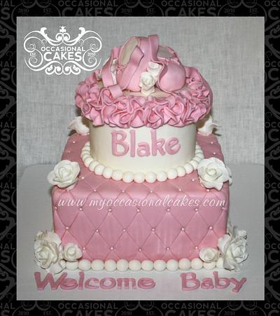 Ballerina baby shower - Cake by Occasional Cakes