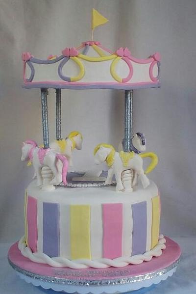 Carousel Cake  - Cake by Zaafirah Adams  - Zee's Cake Corner 
