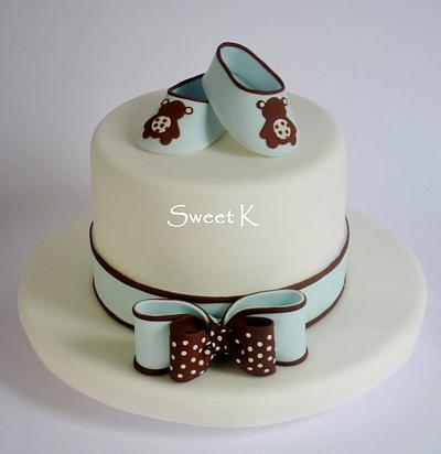 Baby "shoes"cake - Cake by Karla (Sweet K)