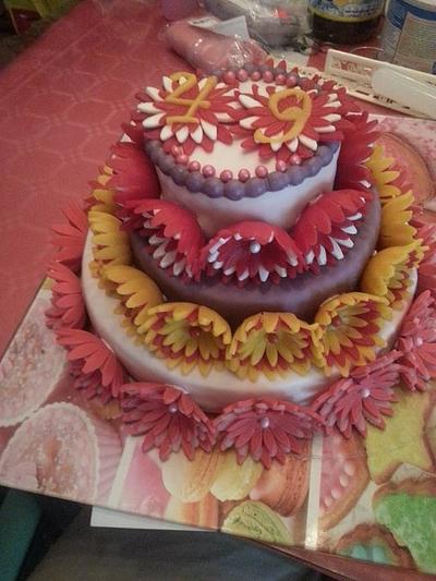 birthday cake  - Cake by becky