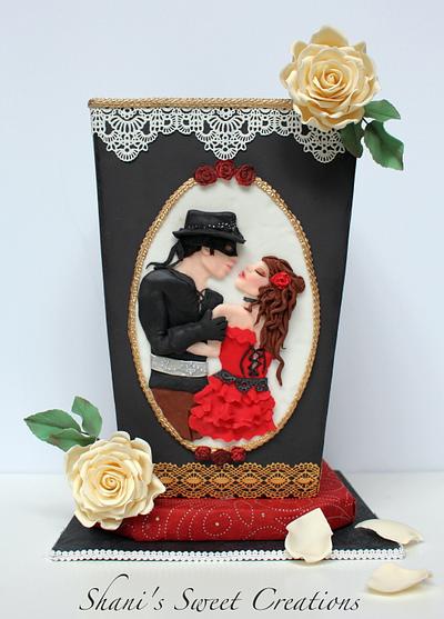 Mask of Zorro - Be My Valentine - Cake by Shani's Sweet Creations