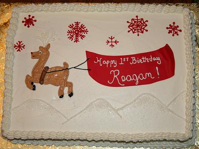 Reindeer Cake - Cake by Laura Willey