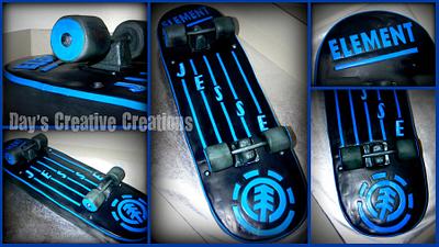Element Skate Board - Cake by Day