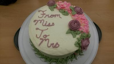 Bridal shower cake - Cake by livelongandeatcake