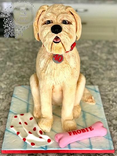 3D Dog  - Cake by Beata Khoo