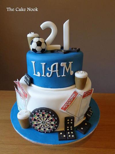 21st Birthday Cake - Cake by Zoe White