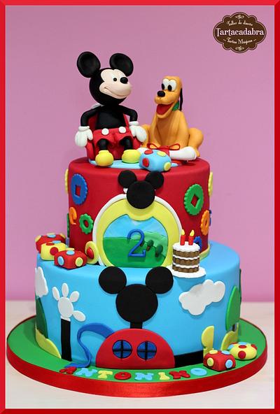 Mickey Mouse Clubhouse - Cake by Lara Tartacadabra