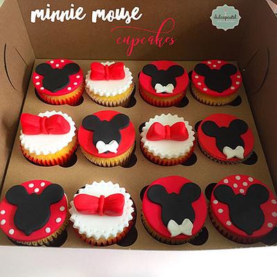 Cupcakes Minnie Mouse - Cake by Dulcepastel.com