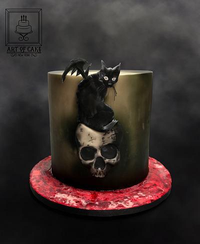 Spooky Halloween Cake - Cake by Akademia Tortu - Magda Kubiś
