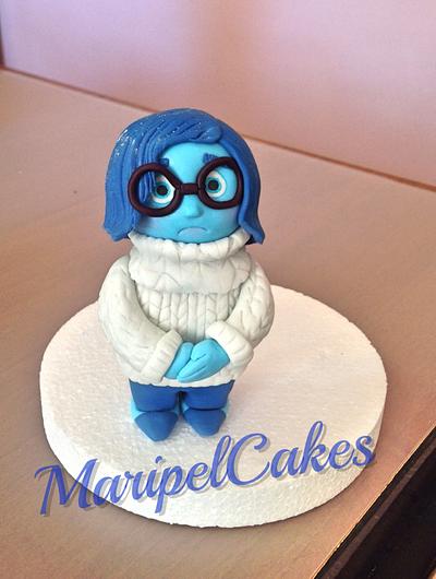 Inside out sadness - Cake by MaripelCakes