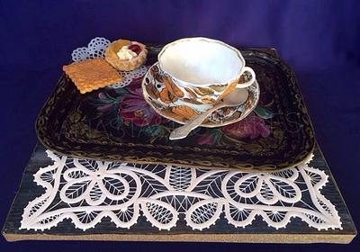 Grandmother's favorite tea cup - Cake by Anastasia Kaliazin