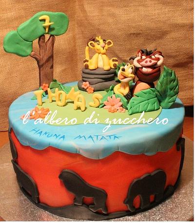 Lion King - Cake by L'albero di zucchero