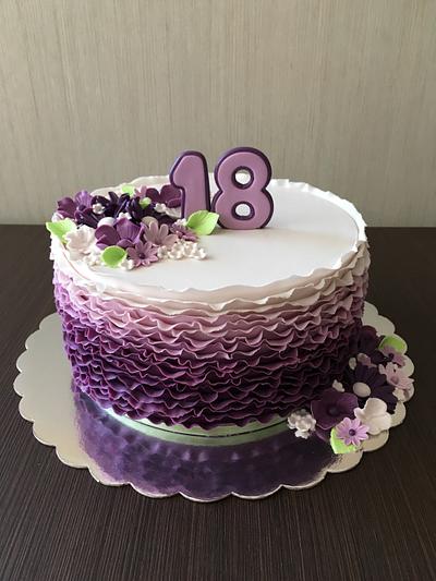 Happy 18th Birthday, Yana! - Cake by sansil (Silviya Mihailova)
