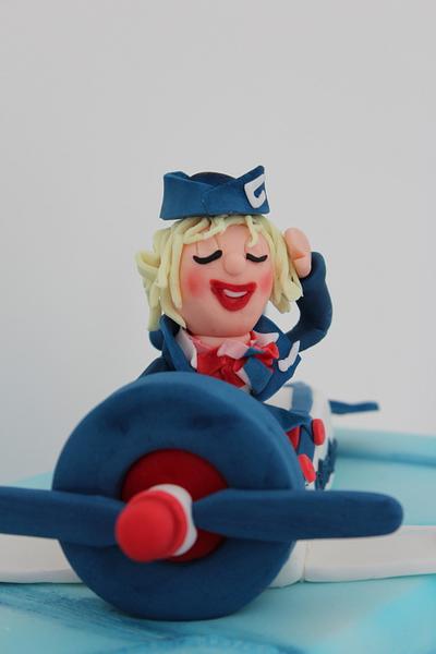 Retired Air Hostess - Cake by HelenaJane