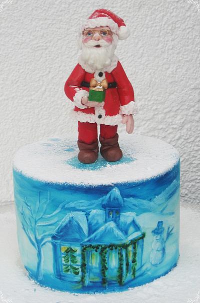 Santa's cake :) - Cake by Olanuta Alexandra