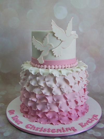 Dove Christening Cake - Cake by Cake A Chance On Belinda