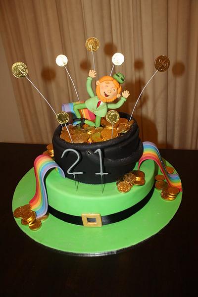 Leprechaun Cake! To be sure, to be sure!  - Cake by Courtney Noble