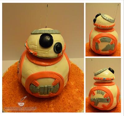 BB8 Star Wars Droid Cake - Cake by Maggie