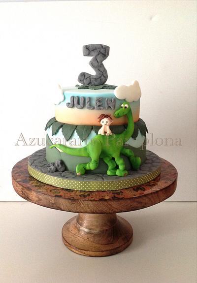 The good dinosaur.  - Cake by Azucararte Pamplona 
