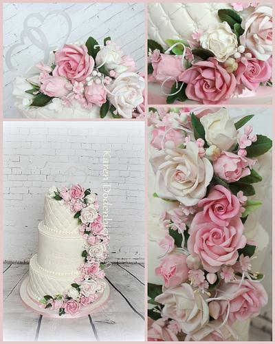 Romantic wedding cake - Cake by Karen Dodenbier