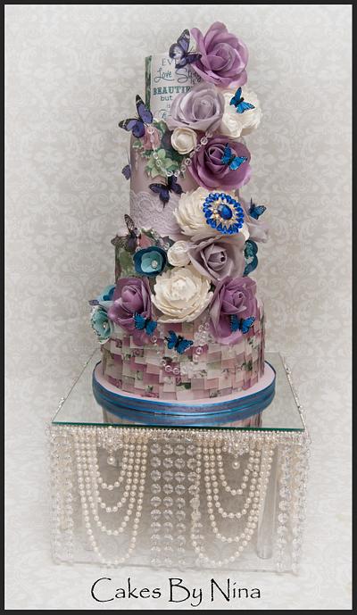 Sviolet - Cake by Cakes by Nina Camberley
