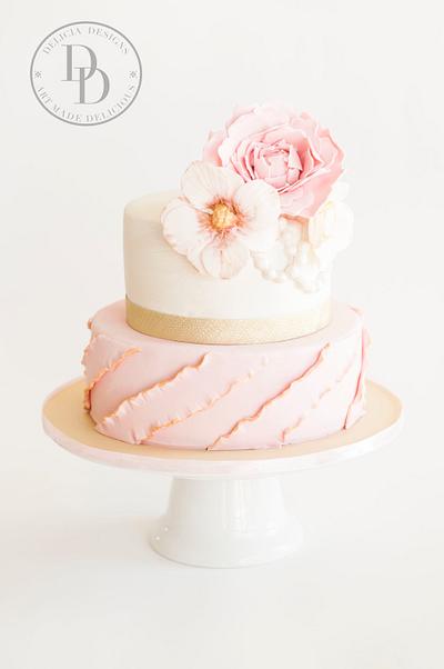 Shabby Chic Vintage - Cake by Delicia Designs