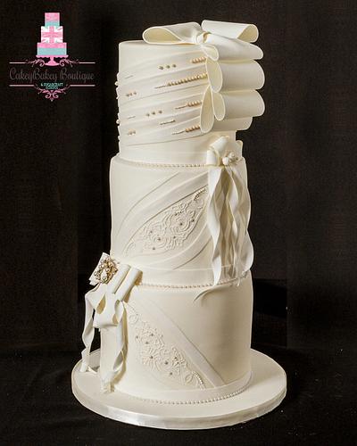 Wedding Dress Cake - Cake by CakeyBakey Boutique