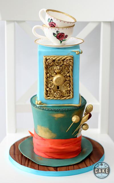 Alice in Wonderland Baby Shower Cake - Cake by Cake by Sarah Jane
