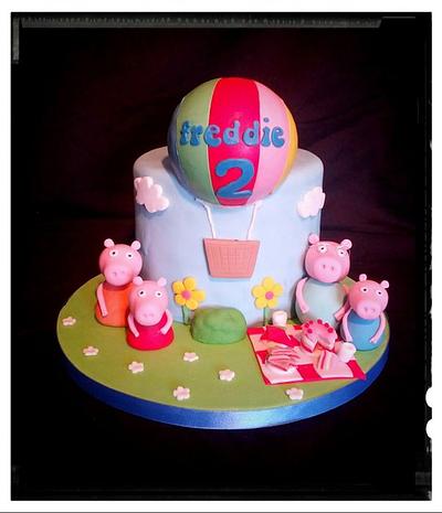 Peppa pig's Picnic - Cake by Brooke