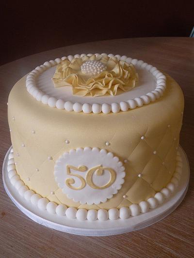 50th anniversary cake - Cake by Dani Johnson