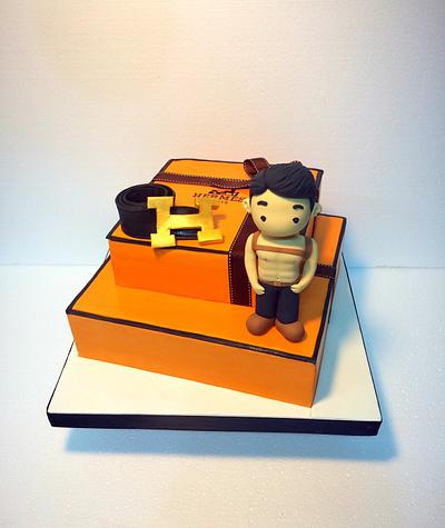 Hermes box - Cake by Hendry chen