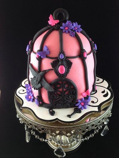 bird cage - Cake by Oh My Cake Designs