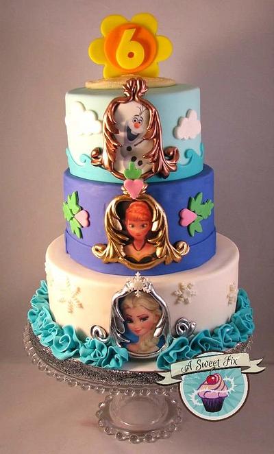 Frozen - Cake by Heather Nicole Chitty