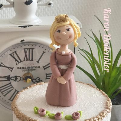 Mini Princess topper - Cake by Karen Dodenbier