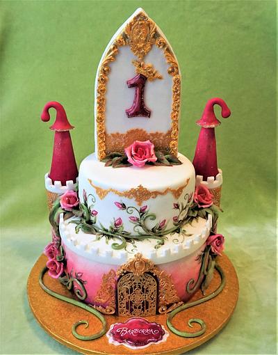 castle with roses - Cake by Torty Zeiko