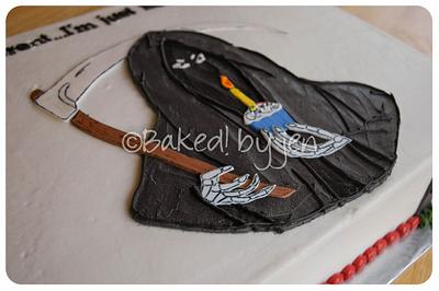 Grim Reaper 50th Birthday - Cake by Jen