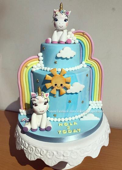 Unicorns and rainbows 🌈  - Cake by Cake Nation