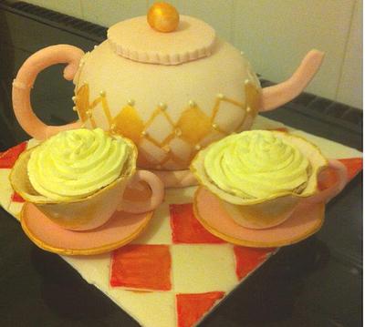 Tea for Two - Cake by Witty Cakes