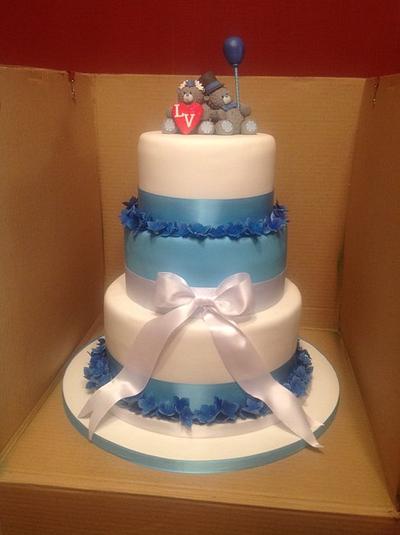 Me to you wedding - Cake by 2wheelbaker
