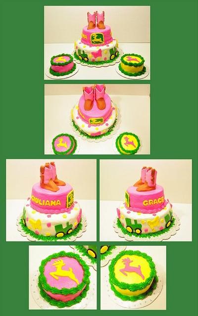 John Deere for Twins - Cake by Wendy