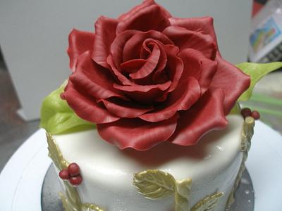 Christmas mini cake red - Cake by Patrice Pelayo
